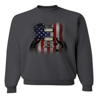 Crewneck Duksed ženske modne žene Ležerne prilike ispisa rever rever dugih rukava labav majica Bluza