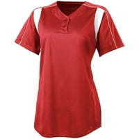 Cleariance Henleyje košulje za žene Modni ženski ljetni V rectur s rukavom za recturnu bluzu majice