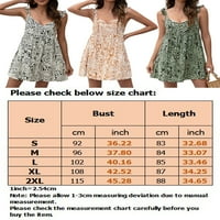 Bazyrey Womens Ljetni vrhovi Grafički tiskani bluza Ženski okrugli vrat Ležerne majice kratkih rukava