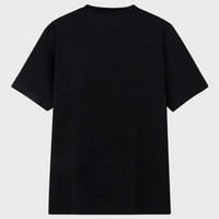 Beiwei Boys vrhovi bluza s kratkim rukavima Majica od pune boje Slim Tees Muška majica Henley Button Ljeto 5 # L