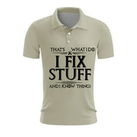 3D printske košulje za muške 3D grafički smiješni majica za muškarce dječake kratki rukav modni ulični