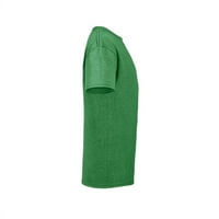Muški proljetni ljetni casual sportovi Colorblock gradijent okrugli vrat Pulover kratki rukav majica Men T majice Mint zelena l