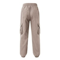 Niuer Women Tweatsuits kratki rukav Jogger set rezervacija izrez Dvije outfit majica Lounge setovi čvrste