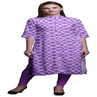 Fartey ženska pamučna posteljina Top Plus size Solid Color Casual Thirt Summer Crewneck Roll up Majice