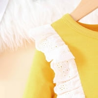 Ljetne košulje za žene Solid Color Print Tops Reduel Fit odjeća za djevojke Kratki rukav Teers Comfy