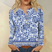 Ženske majice Clearence Ljeto casual rukava pulover okrugli izrez Slatka leptir grafički teže lagana