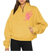 Hanas ženske ljetne modne majice, tri četvrtine rukava za pulover za pulover u obliku vrata, dnevni odmor