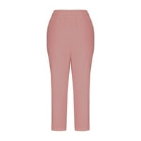 Arvbitana Baby Girls Solid Color Flared pantalone Elastični struk pletene rebraste pantalone Proljeće