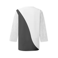 Musuos Žene Zatvori Kamisole s dizajnom zavoja, čvrste boje dubokih V-izreza, crno bijelo smeđe boje