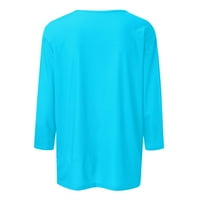 Yubatuo Womens Cardigan ženska bluza bluza Outerweard Dužina rukav Ležerni za odmor Basic Dugme Tops