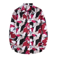 Dame Fashion Nova majica Plus size Ženska modna tiskana labava majica rukava bluza Okrugli vrat Ležerne vrhove