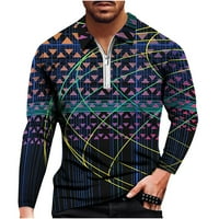 Feterrnal Petal rukave za žene TEES Bluze Ležerne bazičke vrhove tiskani pulover na pletenu pulover