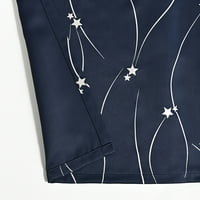 Soimoi Rayon Crepe tkanina ljubičasta i lavanda plavi cvjetni cvjetni tisak šivaći tkaninu dvorište široko