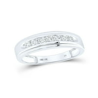 Minimalistički 2. karatni smaragdni rez dijamantski moissan zaručni prsten, vjenčani prsten u sterlingu
