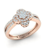 Solitaire Vjenčani prsten, Titanijumski vjenčani prsten, obljetni prsten, CZ Vjenčani prsten, prsten