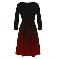 Gotičke haljine retro haljine za žene modne ženske plus veličine korektiraju se sitnice oblikovane dugih