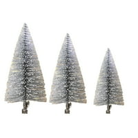 Božićni vrhovi za žene Dressy, Ležerne prilike s dugim rukavima Slatka Xmas Tree Santas Print Crewneck
