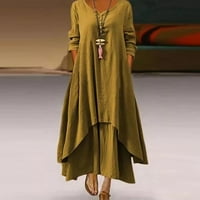 Yejaeka Ženski modni kaput dame žensko Ležerne prilike dugih rukava