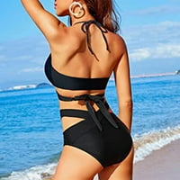 Žene kupaći kostimi Ležerne prilike za ispis Bikini kupaći kostimi Kupanje dvodijelno kupaći odjevni