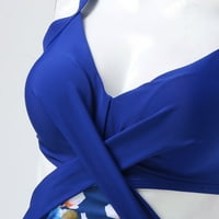 HFYIHGF FALL vrhovi za žene grafički print dugih rukava Bluza za okrugle vrata Workout Fashion Dnevno