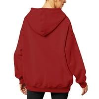 Deagia Ženske jakne zazor Prodaja casual modni ispisani džepni kaput padajuće jakne Trendy XL 14028