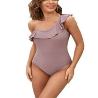 Žene Bikini set tie-boje strappni ispis šiveći podijeljeni kupaći kostimi kupaći kostim