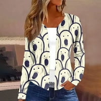 Meichang čipka Hollow V Vrući za žene Ljetni trendy Ležerni cvjetni print rukav Tunik TOCKY BLOUSE LOUS