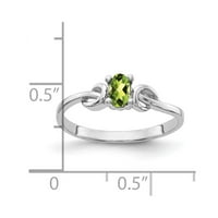 Sterling Srebrna rodijum CZ CUBIC Zirkonija simulirani dijamant J HOOP nakit pokloni za žene