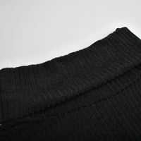 Obukli follure za žene tromjesečje Zip Lagani pulover Dukserice čvrste boje V-izrez Ležerne prilike