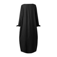 Ženska modna casual plus veličine V rection tiskani majica kratkih rukava TOP Black XL