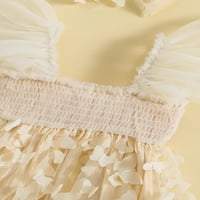 Efsteb plaže haljine za žene Trendy Ležerne prilike cvjetno tiskane haljine Crewneck Ljetna haljina