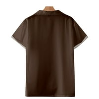 Prednjeg swwalk-a Ljetni vrhovi kratki rukav Polo majica rever izrez T majice MENS Sparkle Tee Burne