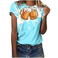 Majica s dugim rukavima za muškarce Casual Slim Fit Tee Odeća 3D digitalna pruga Grafička ispis Bluza Muške ljetne košulje Okrugli vrat Modni vrhovi Yellow XXL