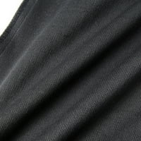 Giligiliso ženski povremeni elastični visoki struk čvrste boje A-line duge hlače sa džepom
