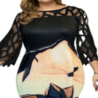 Honeeladyy prodaja Online ženske tiskarske košulje kratkih rukava Set Halloween Podesite kratke hlače