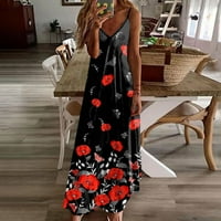 Susanny Flowy Tank TOP Flowy Button Down Summer Košulje za žensko čišćenje bez rukava na rukavima modni