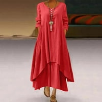 Huaai Womens Ljeto Ležerne majice Mini haljine kratki rukav V izrez prugasta haljina s džepovima Poklon