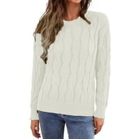 Ženske vrhove odozgo ispod $ plus veličine Žene Ispis bluza s dugim rukavima V-izrez pulover tuničke
