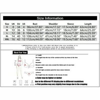 Homedles Žene Ljetni vrhovi - Modni povremeni tiskani kratki rukav s višestrukim rukavima V-izrez za