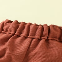 Paille žene palazzo hlače elastična struka za donje cvjetno cvjetno ispise pantne pantne pantalone crvene m